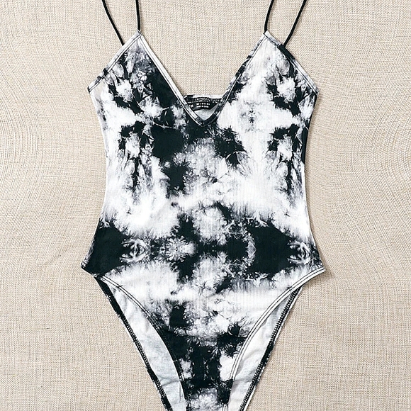 TIE DYE CAMI BODYSUIT - Picture 2 of 6